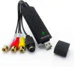 TECHSIDE Vhs Konverter Goldkontakte | Analog Digital | Kompatibel mit Windows 10 + Neue Software ...