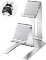 Game Controller Halter, Universale Controller Halterung Aluminium Controller Ständer für PS5, PS4, Xbox One, Xbox Series X S, Switch Pro Gaming Zubehör