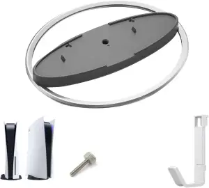 Vertikaler Konsolenständer für PS5 Serie, Platzsparender, Silikonbasis rutschfes