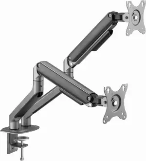 Gembird Dual Monitor Arm Schreibtischhalterung, verstellbar für 17"-35" Bildschi