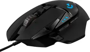 Logitech G502 HERO High-Performance Gaming-Maus mit HERO 25K DPI optischem Senso