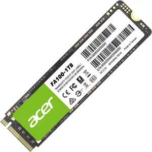 acer FA100 PCIe 3.0 NVMe SSD 1TB: bis zu 3300 MB/s Lesegeschwindigkeit, Gen3x4 M