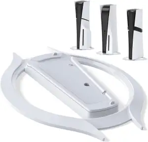 PlayVital Vertikaler Standfuß für PS5/Slim/Pro/Standard Konsole Digital und Disc