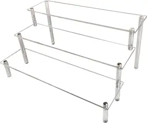 AZEAM Acryl Riser Display Regal Ständer für Amiibo Funko Pops Figuren, Tischplat