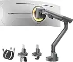 monTEK Monitor Halterung mit USB-Anschluss für 17-40 Zoll Bildschirme, Gasdruckfeder Monitor Arm ...