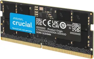 Crucial DDR5 RAM 32GB 5600MHz SODIMM, Arbeitsspeicher für Laptop/Notebook, Mini 