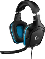 Logitech G432 kabelgebundenes Gaming-Headset, 7.1 Surround Sound, DTS Headphone:X 2.0, Bügelmikrofon mit Flip-Stummschaltung, Ohrpolster mit Kunstleder, PC/Mac/Xbox One/PS4/Nintendo Switch - Schwarz