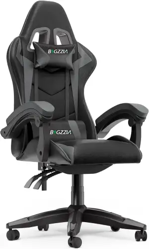 Racingreat Gaming-Stuhl, Ergonomischer Gaming Chair mit Kopfstütze Lendenwirbels