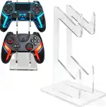 2-stufiger Controller Ständer aus Acryl - Universeller Controller Halter für Gamepads - Transpare...