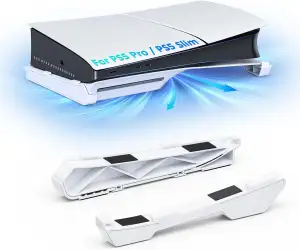 NexiGo PS5 Slim/Pro Zubehör Horizontalständer, [Minimalistisches Design], PS5 Sl