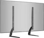 BONTEC TV Standfuß für 22–65 Zoll Fernseher, Höhenverstellbarer Universal Standfuß bis 50 kg, Kompatibel mit VESA 50×50 bis 800×400 mm, Stabile Stahlkonstruktion, Platzsparendes Design