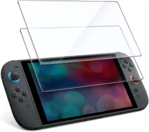JETech Schutzfolie für Nintendo Switch 2 2025, 9H Gehärtetes Glas Displayschutz,