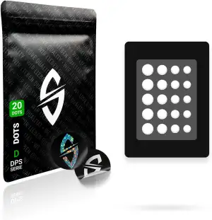 SensoryBoost DPS (f) Dot Skates (20 Stück) – Universelle PTFE Mausfüße – Ultra S