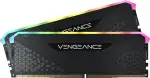 Corsair Vengeance RGB RS 16 GB (2 x 8 GB) DDR4 3.200MHz C16 Arbeitsspeicher (Dynamische RGB-Beleuchtung, Kompatibilität mit Intel & AMD 300/400/500 Series) Schwarz
