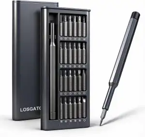 Feinmechaniker Schraubendreher Set Mini Werkzeug: LOSGATOS Klein Schraubenzieher Set mit 24 S2 Bi...