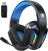 Fachixy FC-300 Gaming Headset mit Mikrofon, 2,4G Wireless Headset für PS5, PS4, 