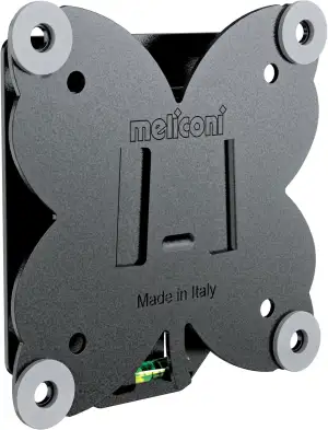 Meliconi Slimstyle Plus 100 S, Feste TV-Wandhalterung, auch geeignet für Gipskar