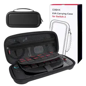 CoBak Tragetasche mit großem Fassungsvermögen für Nintendo Switch 2 (2025) – 3-i