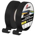 RED WOLF Isolierband Selbstklebendes Mehrzweckfilzband Auto Kabelbaumband Hochtemperaturbeständige Geräuschdämpfung Gewebeband für Kfz Haushalt Elektrische Kabel Stoffband 2 Stück 15 m x 19 mm