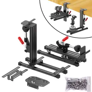 Universal 2 Set Joystick Tischhalterung, Hotas Halterung für Flight Sim Game Joy