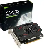 Radeon RX 550 Grafikkarte, 4GB, GDDR5, 128-Bit, DisplayPort DVI-D HDMI, ITX Design, PC Graphics C...