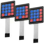 AZDelivery 3 x 4x4 Matrix Array Keypad Tastenfeld Tastatur kompatibel mit Arduino inklusive eBook!