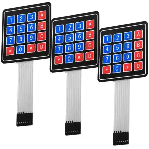 AZDelivery 3 x 4x4 Matrix Array Keypad Tastenfeld Tastatur kompatibel mit Arduin