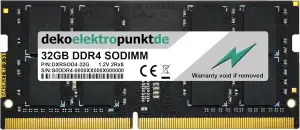 32GB RAM Speicher passend für Asus TUF Gaming FX507ZV4-LP090W DDR4 SO-DIMM PC4