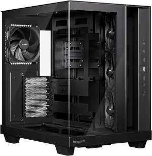 be quiet! Light Base 500 Black PC-Gehäuse, vollständig verglaste Front und Seite