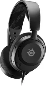 SteelSeries Arctis Nova 1 - Multi-System Gaming-Headset – Hi-Fi-Treiber – 360° Surround-Sound – AirWeave Memory Foam-Ohrpolster – Mikrofon mit Geräuschunterdrückung – PC, PS5, Xbox -Schwarz