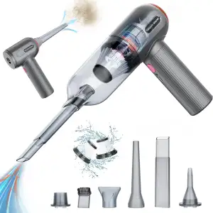 Handstaubsauger, 9000 PA Handstaubsauger Kabellos, Mini/Tragbar/Aufladbar USB Va