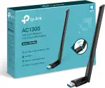 TP-Link Archer T3U Plus AC1300 High Gain USB WLAN Stick Adapter mit Antennen(bis zu 867 Mbit/s 5GHz, 400 Mbit/s 2,4GHz, Kompatibel mit Windows 11/10/8.1/8/7, Mac OS 10.15 und früher