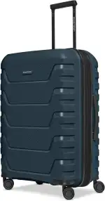 SMARTBOX Hartschalen Check-in Koffer | Mittelgroßer Trolley 45 x 28 x 66 cm von 71 auf 80 Liter erweiterbar | aus hochwertigem Polypropylen | 4 Doppelrollen & TSA-Schloss | leichte 3,8 kg (Edition 01)