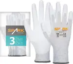ACE Spark Pro Antistatik-Handschuh - 3 Paar Schutz-Handschuhe für PC & Elektronik - EN 388/16350-09/L (3er Pack)