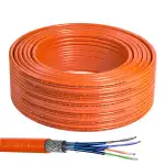 Germany B.e.s.t CAT 7 25M Simplex Netzwerkkabel Verlegekabel Kupfer LAN Kabel Ethernetkabel S/FTP 10 Gbit/s Kat 7 reines Kupfer Datenkabel PoE+ LSZH Datenkabel