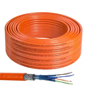Germany B.e.s.t CAT 7 25M Simplex Netzwerkkabel Verlegekabel Kupfer LAN Kabel Et
