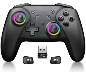 CoguyTech PC Controller Kompatibel mit PC/Android/IOS, Wireless Controller PC mi