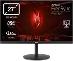 acer Nitro XV271U M3 Gaming Monitor 27 Inch (69 cm Screen) WQHD, Agile Splendor IPS, 180Hz DP, 144Hz HDMI, 1ms/0.5ms (GTG, Min.), DP 1.2, 2xHDMI 2.0, Height-Adjustable, Rotatable, FreeSync Premium