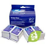 Brillen-Reinigungstücher: Einzelne antistatische Reinigungstücher für Brillen, Smartphones, Linsen, Kameras, Alkoholfreie 100 Stück Brillen Putztücher Entfernt Fingerabdrücke, Schmutz, Staub und Fett