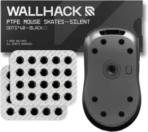 Wallhack PTFE Maus Dot-Skates Still | Universale Premium Skates für Gaming Mäuse