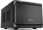 Sharkoon QB One PC-Gehäuse (Mini-ITX, 2X 2,5/3,5 interne, 2X USB 3.0/2.0),Schwarz