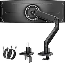 monTEK Monitor Halterung für 17-45 Zoll Bildschirme, Monitor Arm hält 1-16 kg, V