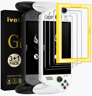 ivoler 3 Stücke Panzerglas für ROG Xbox Ally/ROG Xbox Ally X Handheld 2025, Einf