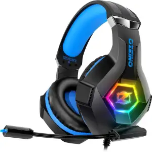 Ozeino Gaming Headset for Xbox Ps4 Ps5 PC, Ps4 Headset with Microphone 3D Surrou