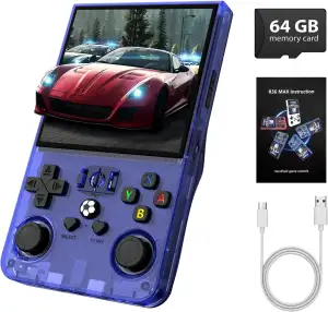 Retro Handheld Game Console R36MAX, Retro Gaming Console with 4.0-in IPS HD Scre