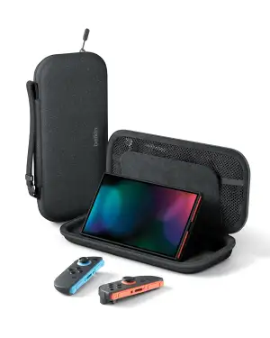 Belkin Gaming Tasche für Nintendo Switch 2, Leichtes Hartschalen-Case mit Weiche