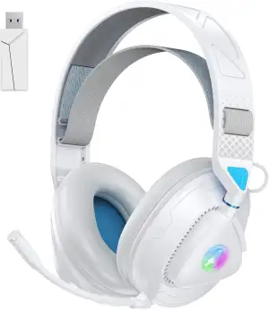 PH3 Gaming Headset Wireless für PS5, PS4, PC,Bluetooth Headset mit 50 Stunden Ak