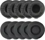 Ohrpolster für Plantronics Headset, 50mm Ersatz Ohrpolster Abdeckungen Ohrpolster Kompatibel mit Plantronics Blackwire 3210 3220 3320 C3225 HW261N HW510 Jabra PRO 920 930 9450 Biz 2300 2400 (10 Stück)