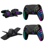 Reddening Switch 2 Controller 2 Stück mit Ladestation, Switch Controller für Switch 2/Switch/Lite/OLED/PC, Switch 2 Pro Controller mit RGB/Wake-up/Gyro-Achse/Dual-Vibration/Turbo/Screenshot