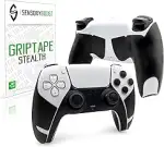 SensoryBoost Grip Tape Set für PS5 DualSense Controller, Anti-Rutsch Aufkleber, Schweißabsorbiere...